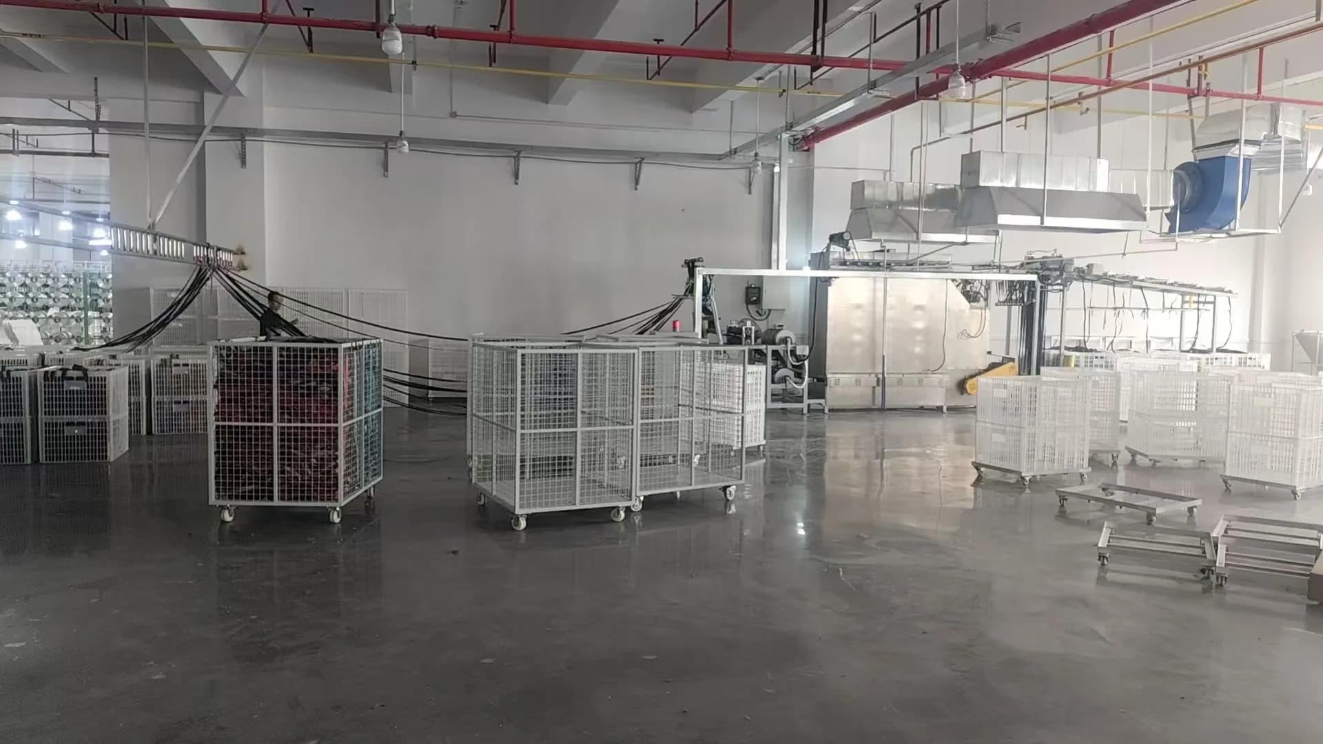 Factory equipment layout