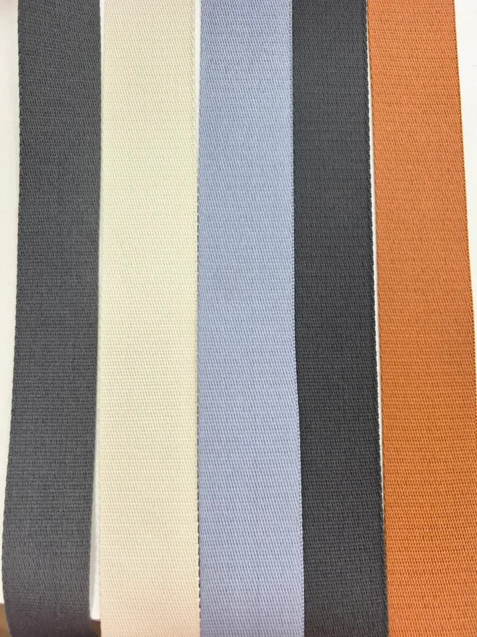 Polyester-cotton twill tape color range
