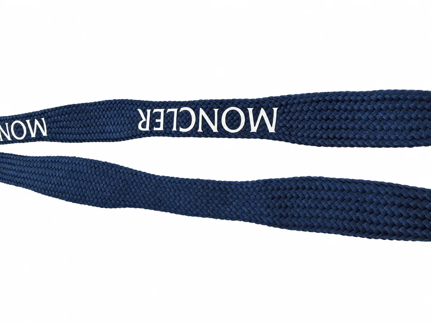 Silicone printed webbing sample