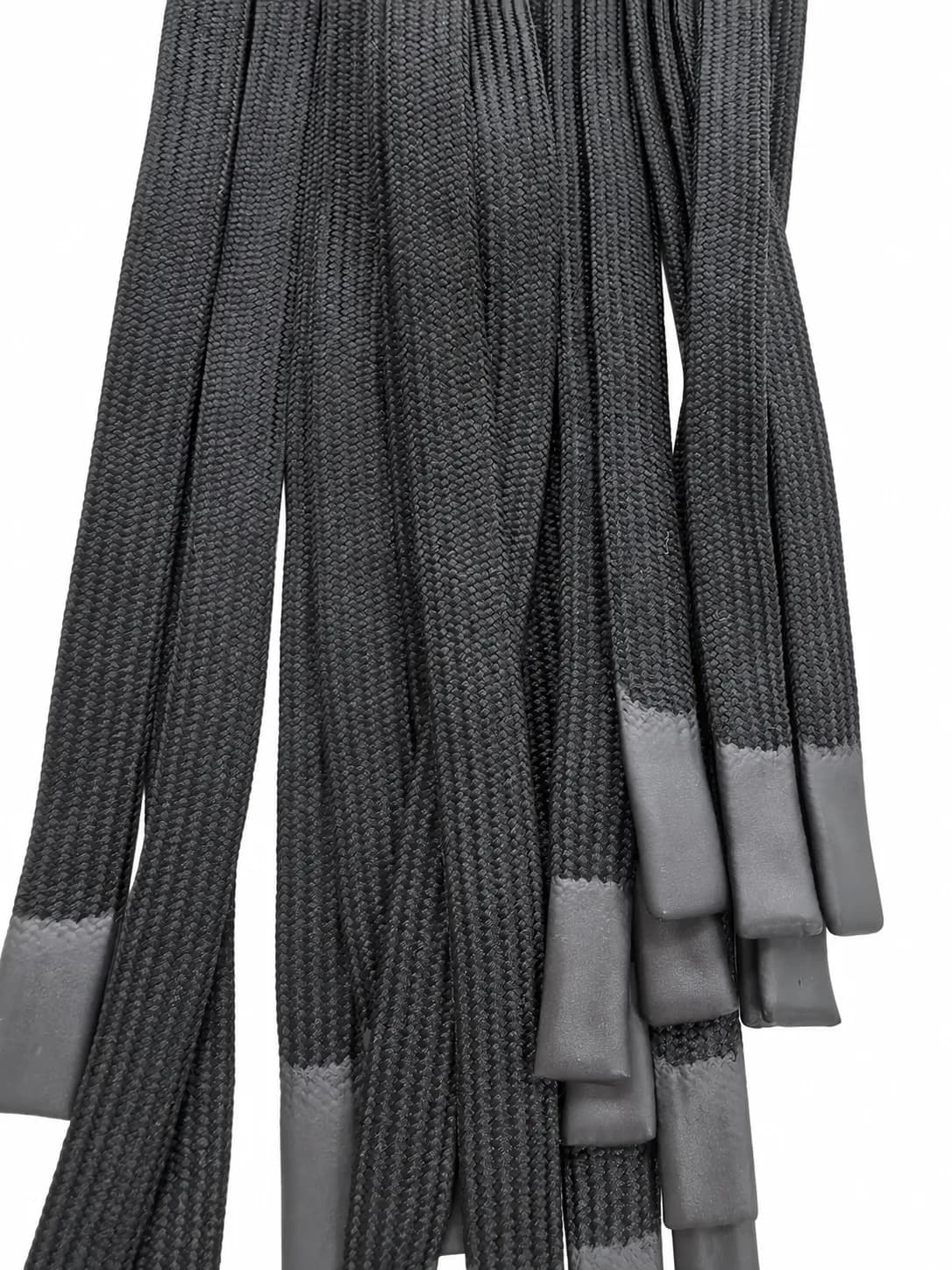 1.2cm polyester flat webbing with dipped tip