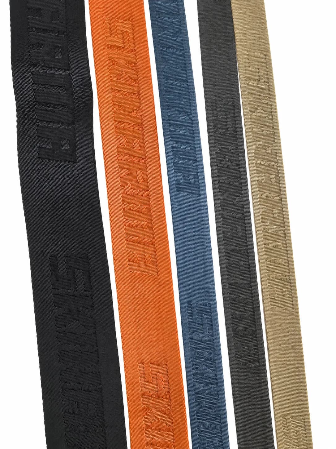 Nylon jacquard webbing with SK letters